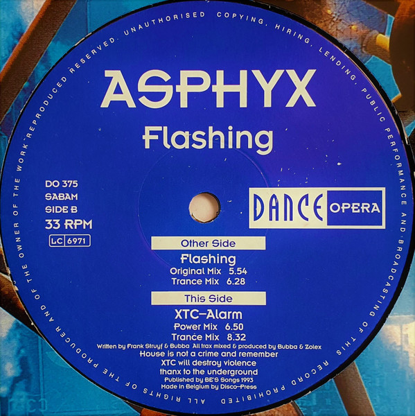 Asphyx - Flashing | Dance Opera (DO 375) - 2 Asphyx - Flashing | Dance Opera (DO 375) - 2