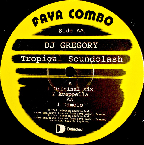 DJ Gregory - Tropical Soundclash | Defected (DFTD061R) - 2