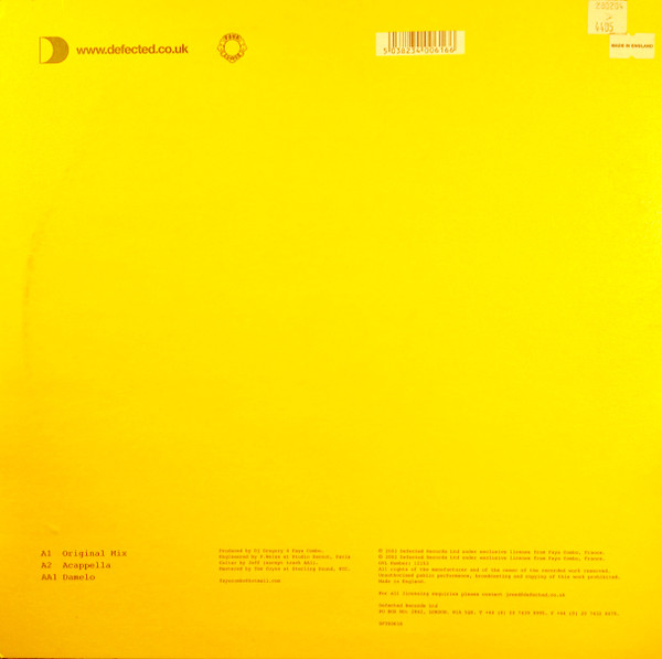 DJ Gregory - Tropical Soundclash | Defected (DFTD061R) - 4