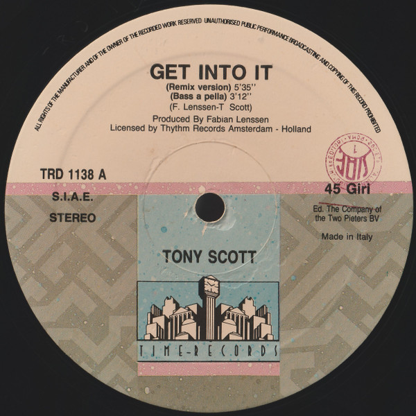 Tony Scott - Get Into It | Time Records (TRD 1138)