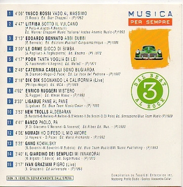 Various - Musica Per Sempre 3 - Dal Beat Al Rock | Corriere Della Sera (CORR000032) - 2 Various - Musica Per Sempre 3 - Dal Beat Al Rock | Corriere Della Sera (CORR000032) - 2