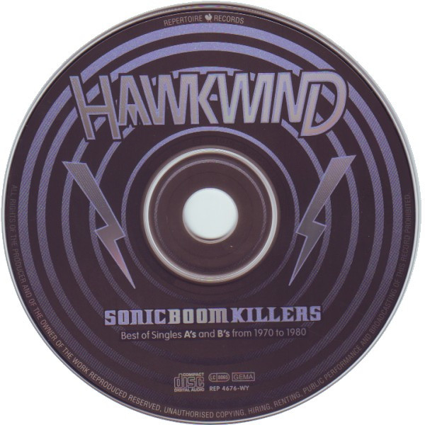 Hawkwind - Sonic Boom Killers (Best Of Singles A's And B's From 1970 To 1980) CD | Repertoire Records (REP 4676-WY) - 3 Hawkwind - Sonic Boom Killers (Best Of Singles A's And B's From 1970 To 1980) CD | Repertoire Records (REP 4676-WY) - 3