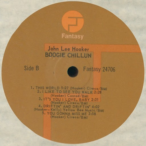 John Lee Hooker - Boogie Chillun | Fantasy (24706) - 4