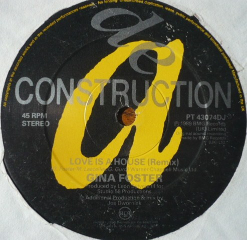 Gina Foster - Love Is A House (Remix) | Deconstruction (PT 43074DJ) - main Gina Foster - Love Is A House (Remix) | Deconstruction (PT 43074DJ) - main