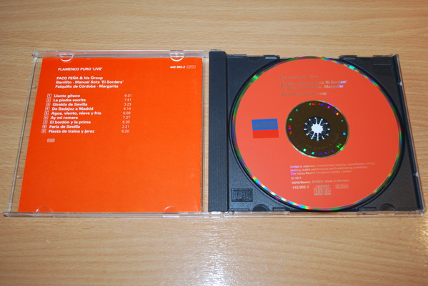Paco Peña & His Group - Flamenco Puro 'Live' | London Records (443 902-2)