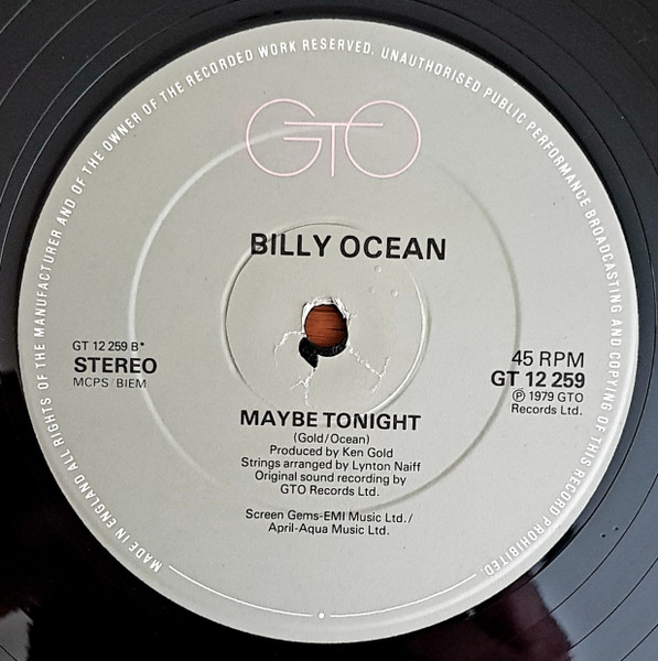 Billy Ocean - Are You Ready | GTO (GT 12 259) - 2