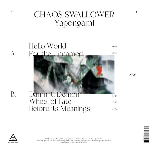 Yaporigami - Chaos Swallower | Analogical Force (AF041) - 2