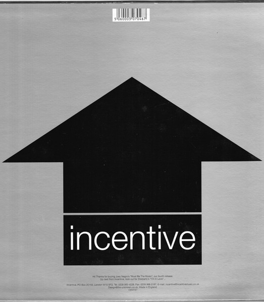 Joey Negro Featuring Taka Boom - Must Be The Music | Incentive (CENT4T) - 2