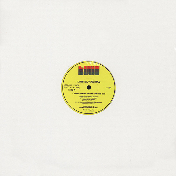 Idris Muhammad - Could Heaven Ever Be Like This | Kudu (3318P) - 3