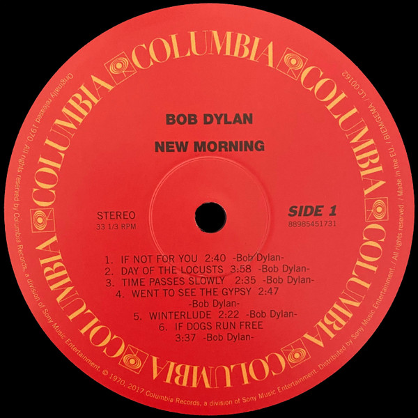 Bob Dylan - New Morning | Columbia (88985451731) - 3