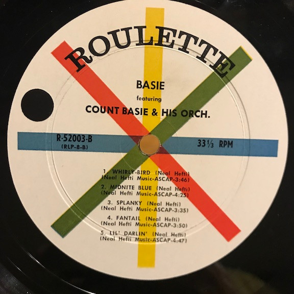Count Basie Featuring Count Basie Orchestra - Basie | Roulette (R-52003) - 4