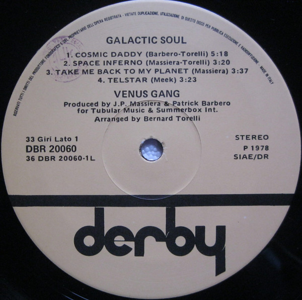 Venus Gang - Galactic Soul | Derby (DBR 20060) - 3