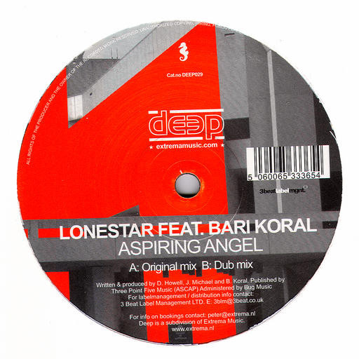 Lonestar Feat. Bari Koral - Aspiring Angel | Deep Records (DEEP029) - main