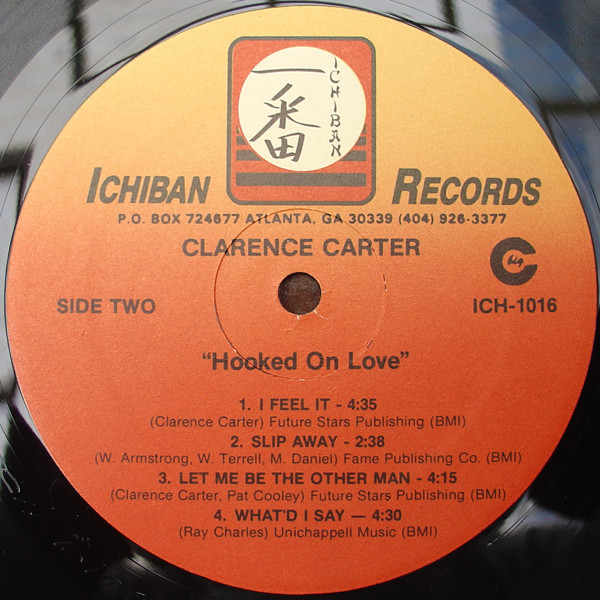 Clarence Carter - Hooked On Love | Ichiban Records (ICH-1016) - 4