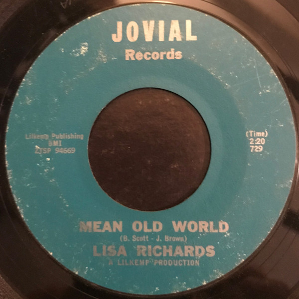 Lisa Richards - Mean Old World | Jovial Records (728)