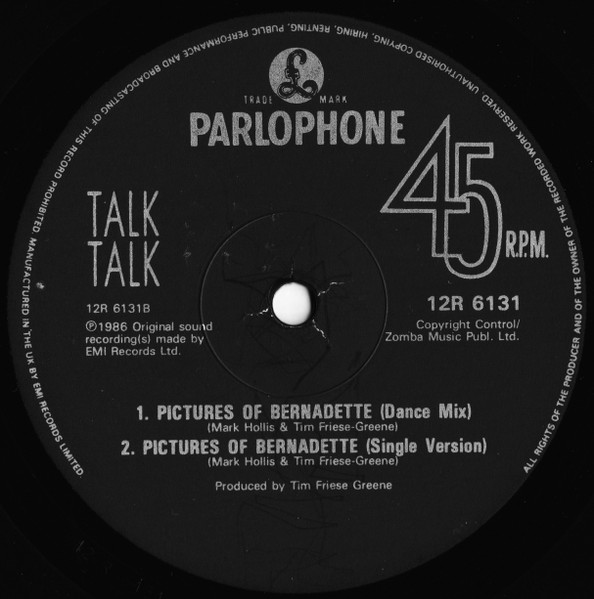 Talk Talk - Give It Up | Parlophone (12 R 6131) - 4