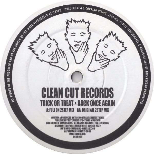 Trick Or Treat - Back Once Again | Clean Cut Records (CCUT 005) - main