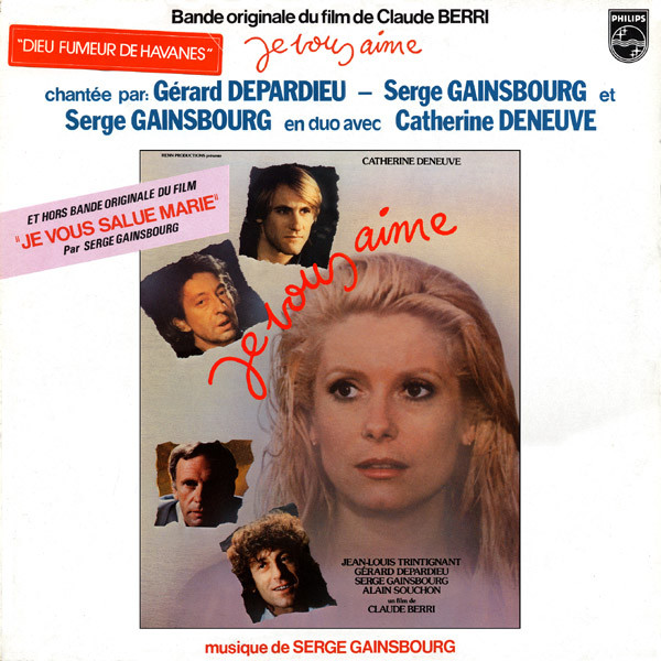 Serge Gainsbourg - Bande Originale Du Film De Claude Berri "Je Vous Aime" | Philips (6313 123)