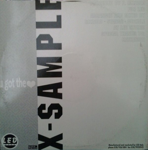 X-Sample Featuring Katherine E - U Got The Love | LED Records (LED 2005)