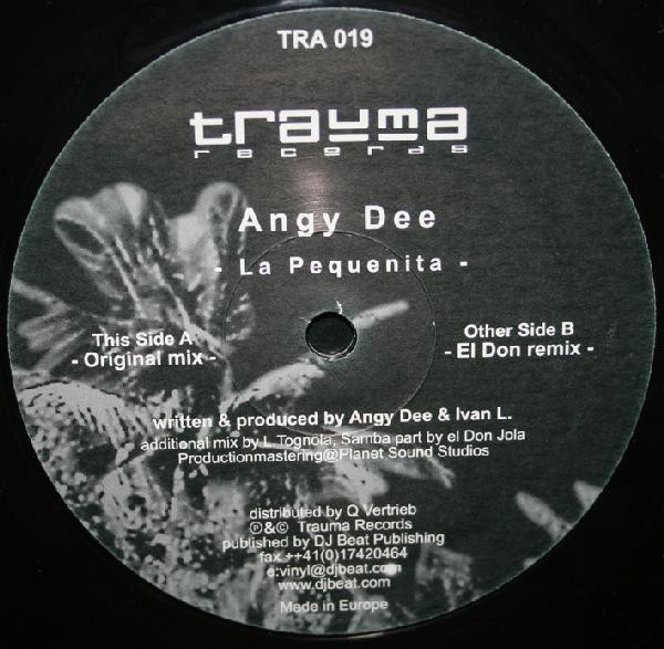 Angy Dee - La Pequenita | Trauma Records (TRA 019) - main