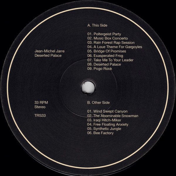 Jean-Michel Jarre - Deserted Palace | Transversales Disques (TRS33) - 3