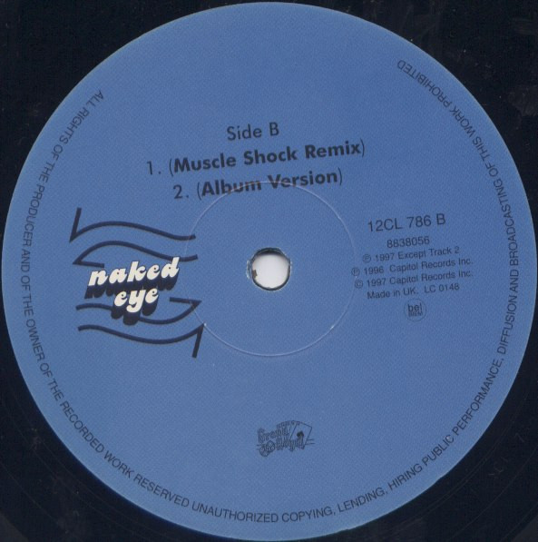 Luscious Jackson - Naked Eye | Capitol Records (12CL 786) - 4 Luscious Jackson - Naked Eye | Capitol Records (12CL 786) - 4