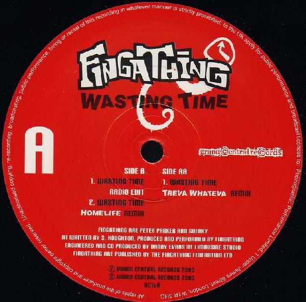 Fingathing - Wasting Time | Grand Central Records (GC 168) - 2
