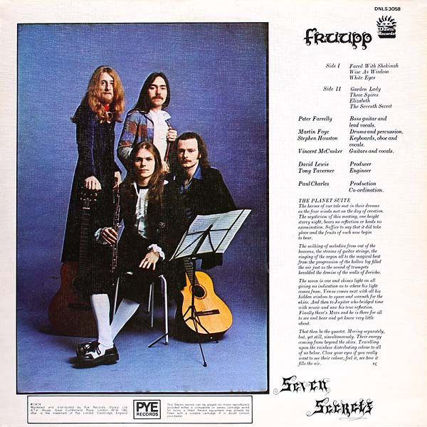 Fruupp - Seven Secrets | Dawn (DNLS 3058) - 2