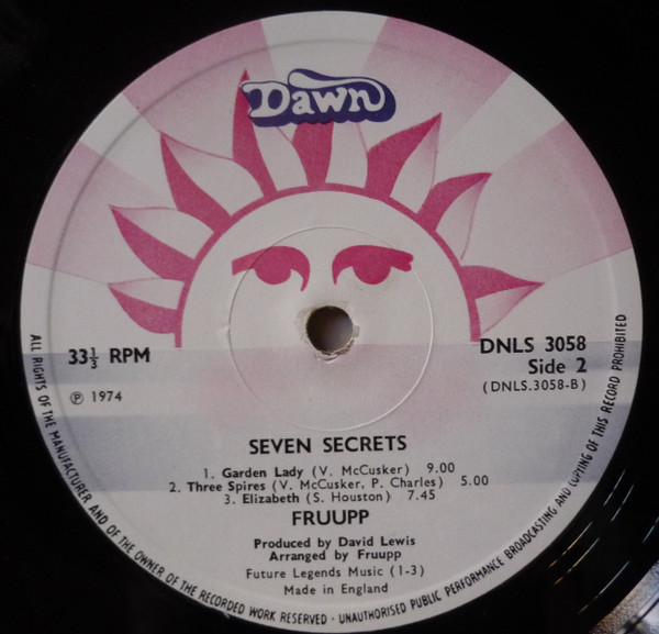 Fruupp - Seven Secrets | Dawn (DNLS 3058) - 4
