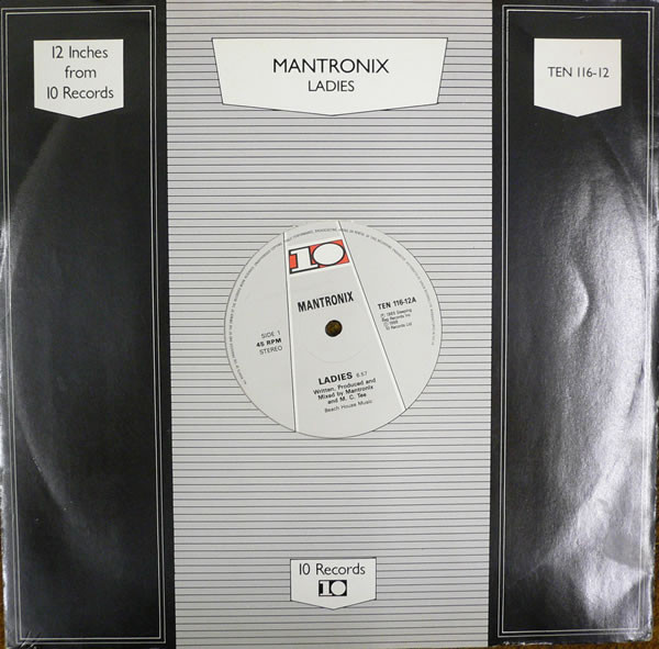 Mantronix - Ladies | 10 Records (TEN 116-12) Mantronix - Ladies | 10 Records (TEN 116-12)