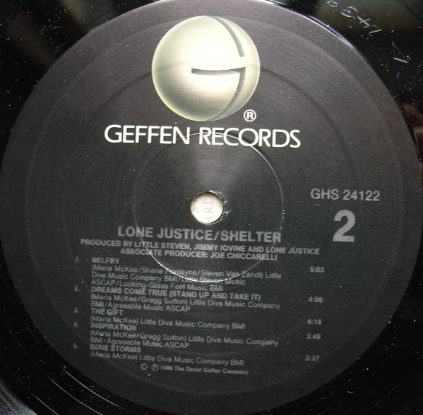Lone Justice - Shelter | Geffen Records (GHS 24122)