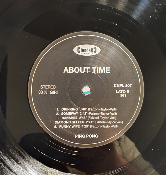 Ping Pong - About Time | Cinedelic Records (CNPL807) - 4 Ping Pong - About Time | Cinedelic Records (CNPL807) - 4