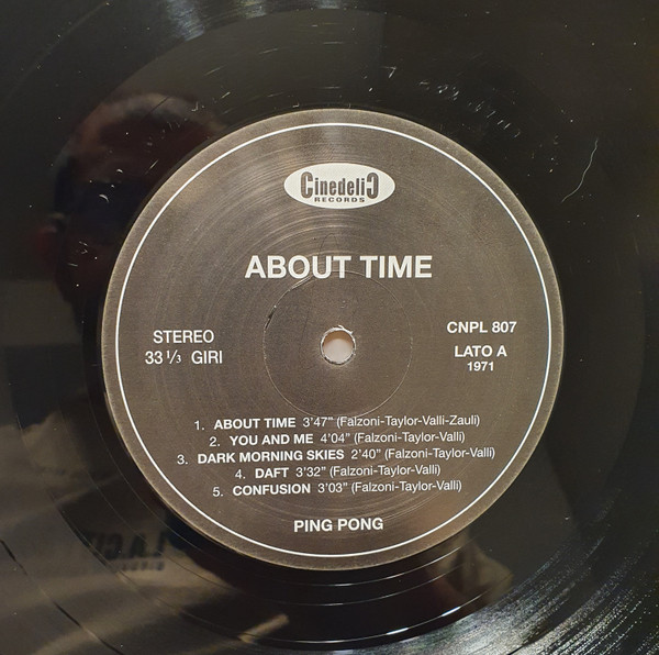 Ping Pong - About Time | Cinedelic Records (CNPL807) - 3 Ping Pong - About Time | Cinedelic Records (CNPL807) - 3