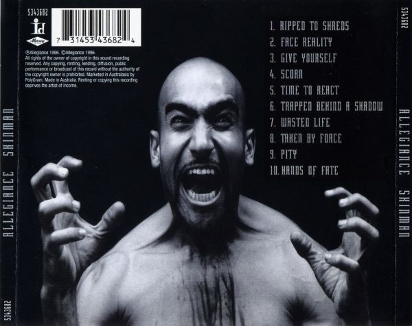 Allegiance - Skinman CD | Id (5343682) - 2