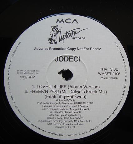 Jodeci - Fun 2 Nite / Love U 4 Life / Freek'N You | MCA Records (WMCST 2105) Jodeci - Fun 2 Nite / Love U 4 Life / Freek'N You | MCA Records (WMCST 2105)