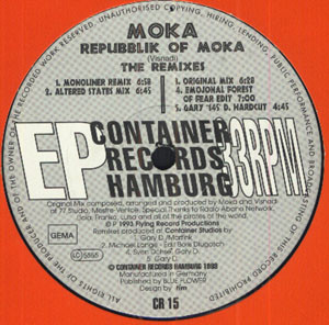 Moka DJ - Repubblik Of Moka (The Remixes) | Container Records Hamburg (CR 15)
