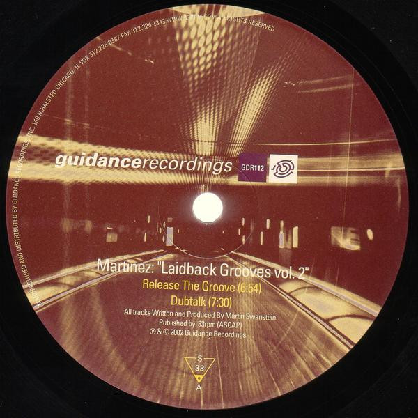 Martinez - Laidback Grooves Vol. 2 | Guidance Recordings (GDR112)