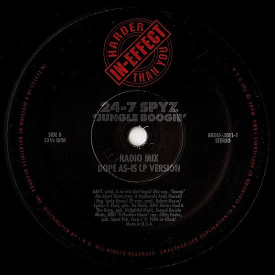 24-7 Spyz - Jungle Boogie | In-Effect (88561 3011-1) 24-7 Spyz - Jungle Boogie | In-Effect (88561 3011-1)