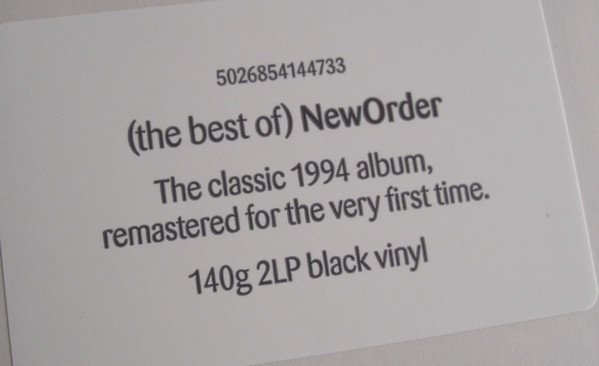 New Order - (The Best Of) NewOrder | Warner Music United Kingdom (5026854144733) - 3 New Order - (The Best Of) NewOrder | Warner Music United Kingdom (5026854144733) - 3