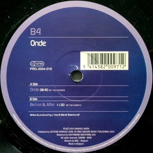 B4 - Onde | Progrez (PRG-2004-018) B4 - Onde | Progrez (PRG-2004-018)