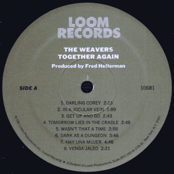 The Weavers - Together Again | Loom Records (1681) - 3