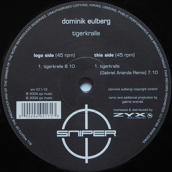 Dominik Eulberg - Tigerkralle | Sniper (snr 011-12)