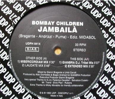 Bombay Children - Jambailà | UDP Happy (UDP H 9414)