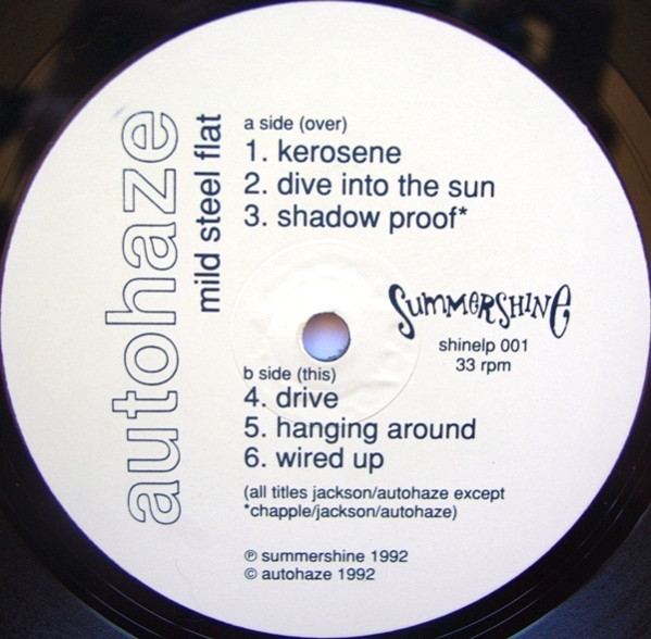Autohaze - Mild Steel Flat | Summershine (shinelp 001) - 4 Autohaze - Mild Steel Flat | Summershine (shinelp 001) - 4