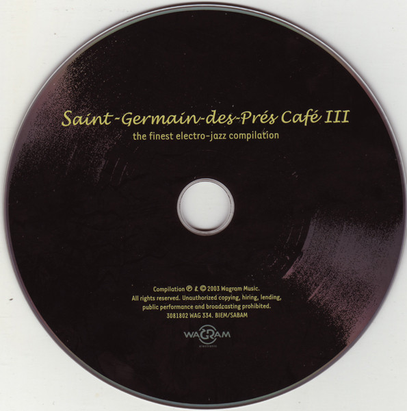 Various - Saint-Germain-Des-Prés Café III | Wagram Electronic (3081802) - 3