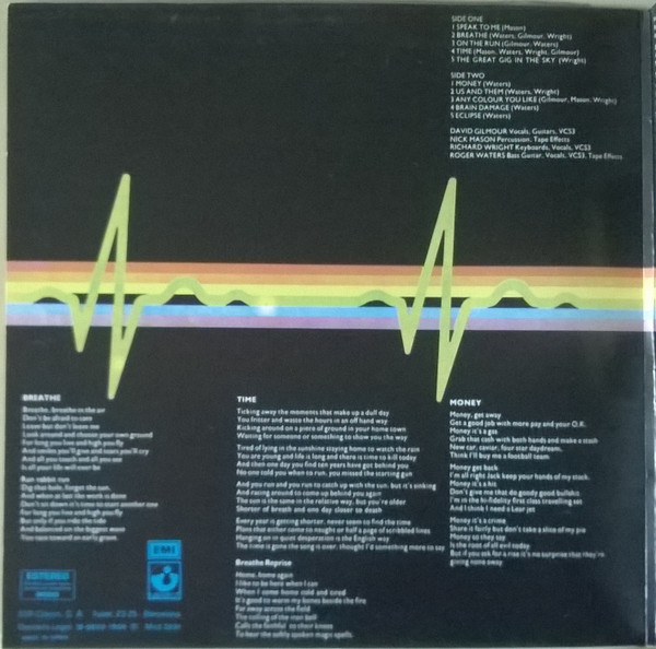 Pink Floyd - The Dark Side Of The Moon | Harvest (068-1052491) - 2