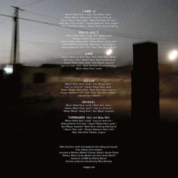 Mark Ernestus' Ndagga Rhythm Force - Yermande | Ndagga (ND-25) - 2