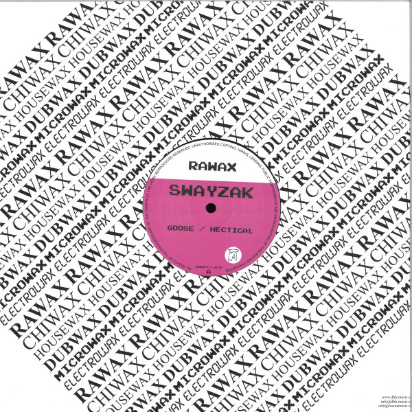 Swayzak - Goose/ Hectical | DBH Music (RAWAX011.2LTD)