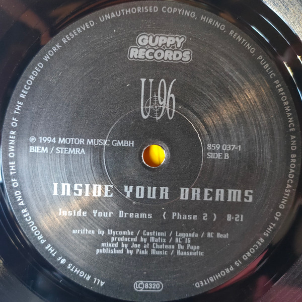 U96 - Inside Your Dreams | Guppy (859 037-1) - 4
