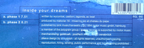 U96 - Inside Your Dreams | Guppy (859 037-1) - 8